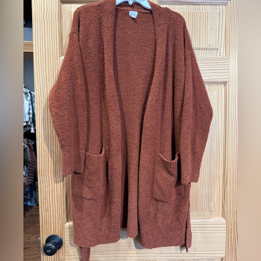 Stars Above Cozy Brown Robe